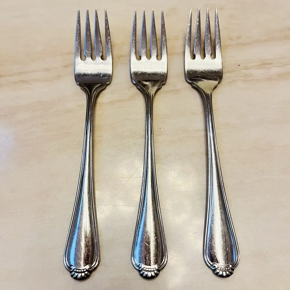 3pc ONEIDA Winter Hill Stainless Salad Fork 6 7/8” Distinction Deluxe Canada